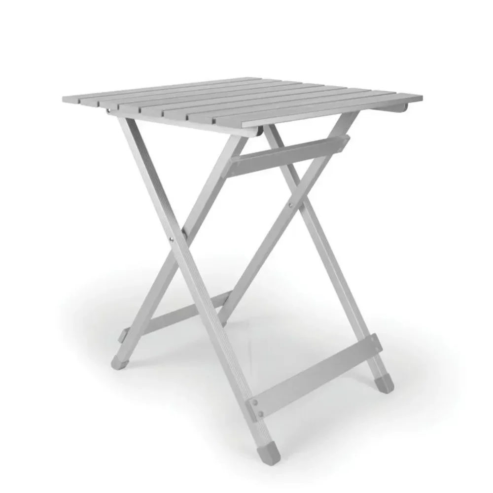 

Camco Folding Aluminum Large Side Table | Ideal for RVs, Campsites,Picnics, Patios, and More | Aluminum, Silver (51891)