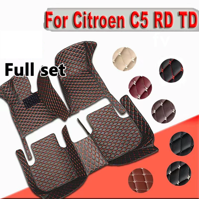 

Car Mats For Citroen C5 RD TD 2007~2015 Auto Non-slip leather Mat Durable Pad Auto Rugs Carpets Interior Parts Car Accessories