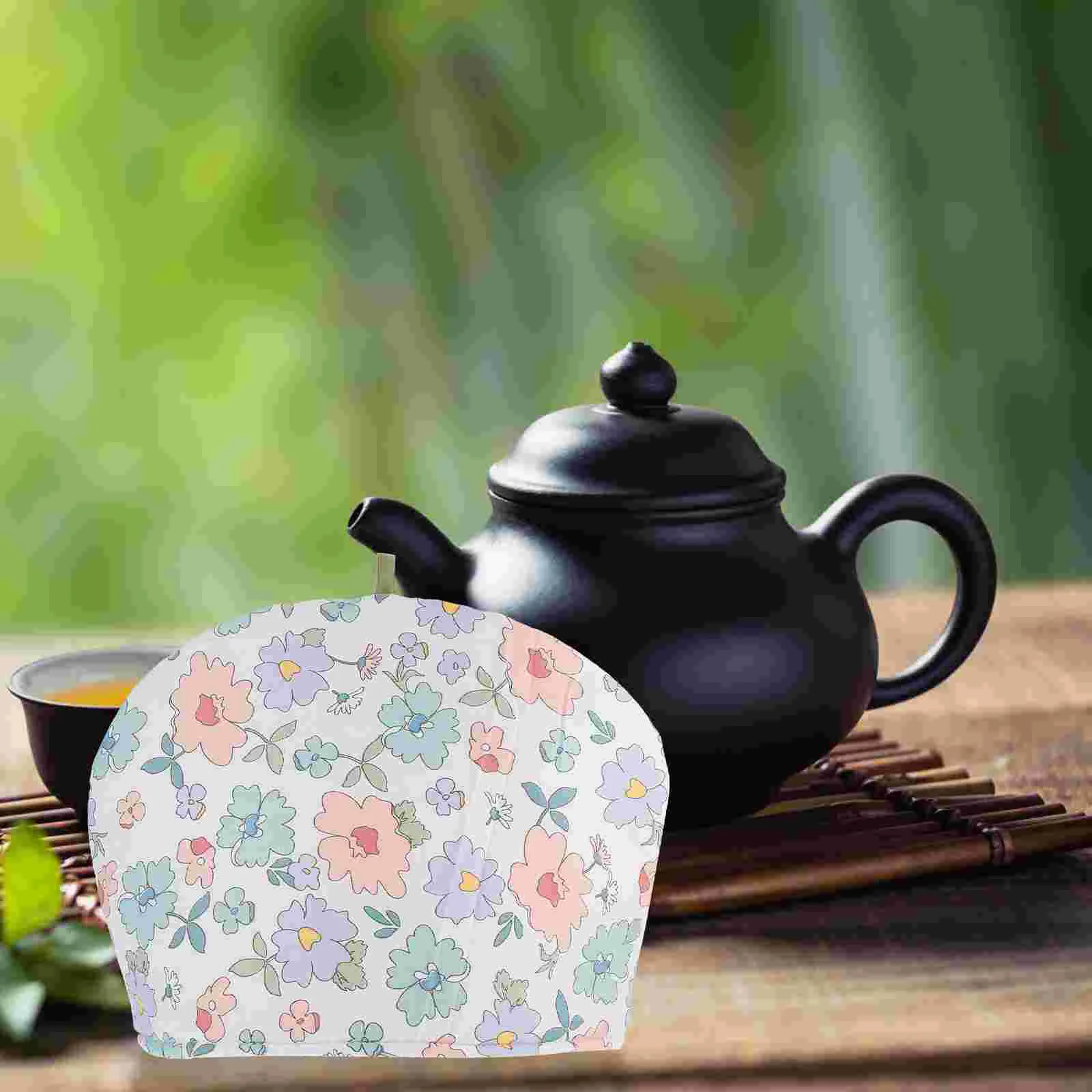 Printed Tea Cozy Kettle Dust Cover Insulated Teapot Teakettle Warmer Anti-scald Cosy Teapots teapot insulation cover