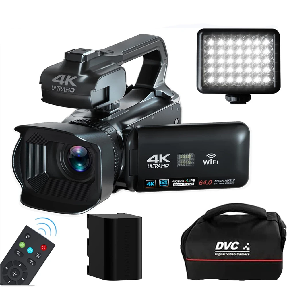 Auto Focus 64mp 4k Digital Camera For Photography Professional Camcorder Youtube Live Stream