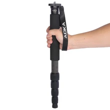

Professional camera tripod extendable carbon fiber video monopod