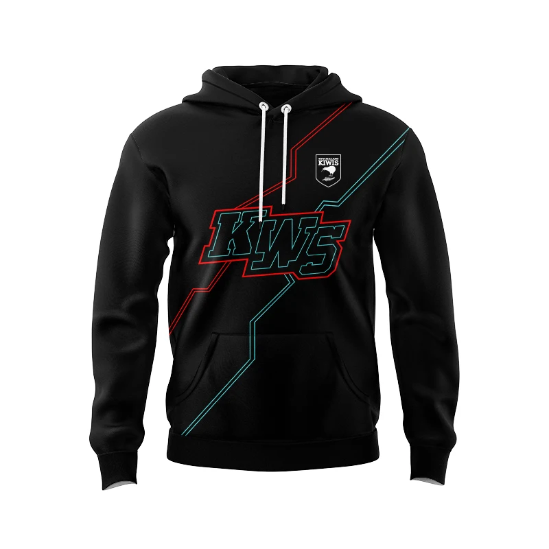 Western Suburban Magpie Rugby Jacket New/Retro High Quality Hoodie