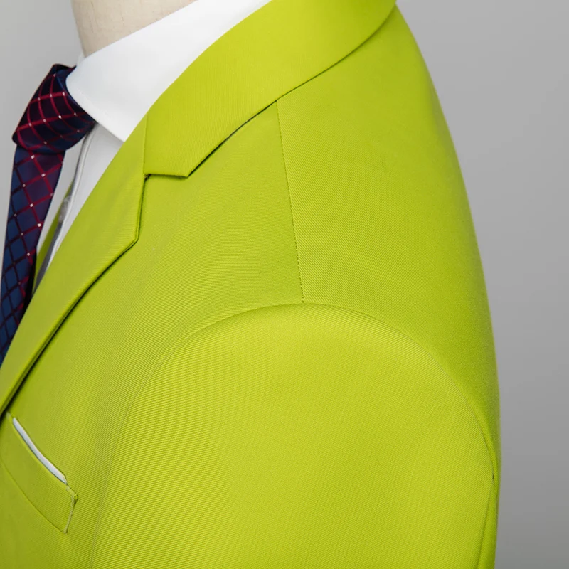 Men Suits Jackets Plus Size 6XL-M Candy Colors Business Slim Blazers Formal Office Social Club Casual