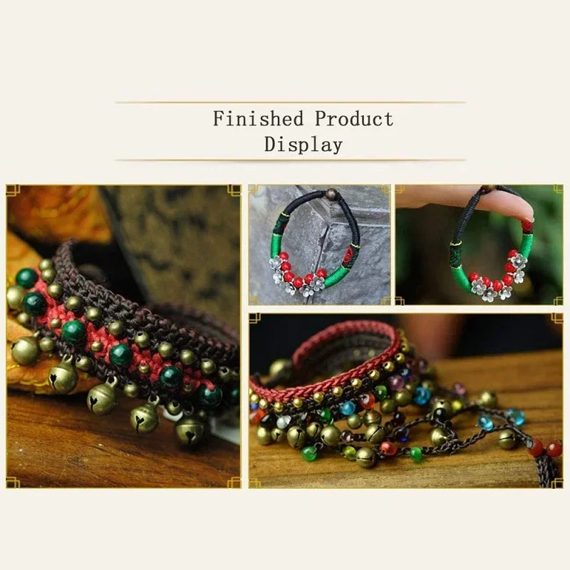 Macrame Supplies 70m/roll Nylon Thread Rattail Satin Cord Jewelry