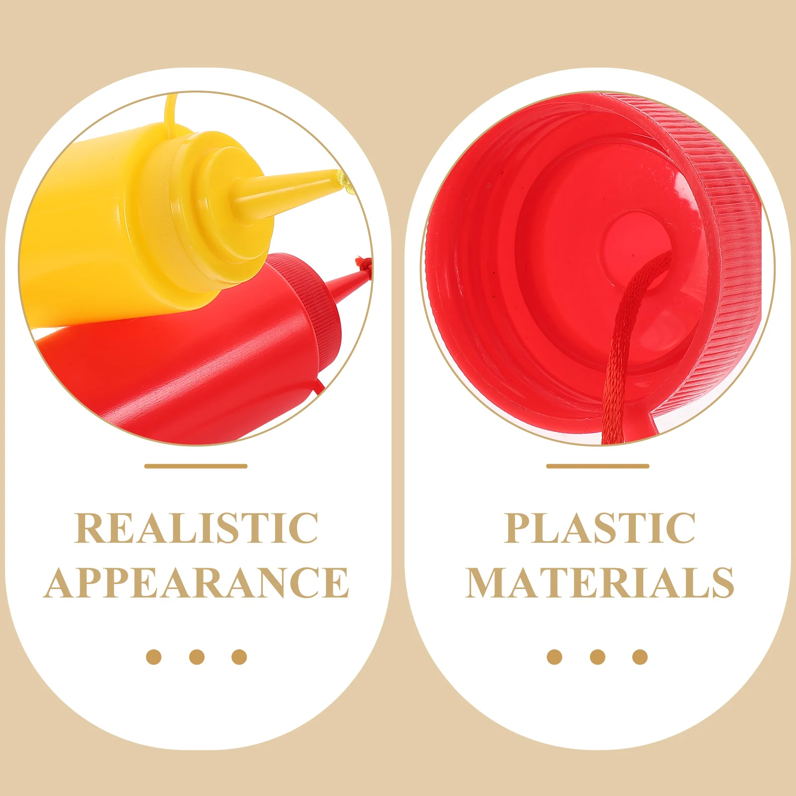 2 Pcs Tomato Sauce Toys Interesting Fake Ketchup Wear-resistant Prank Stuff Mustard Interactive Funny Spray Water