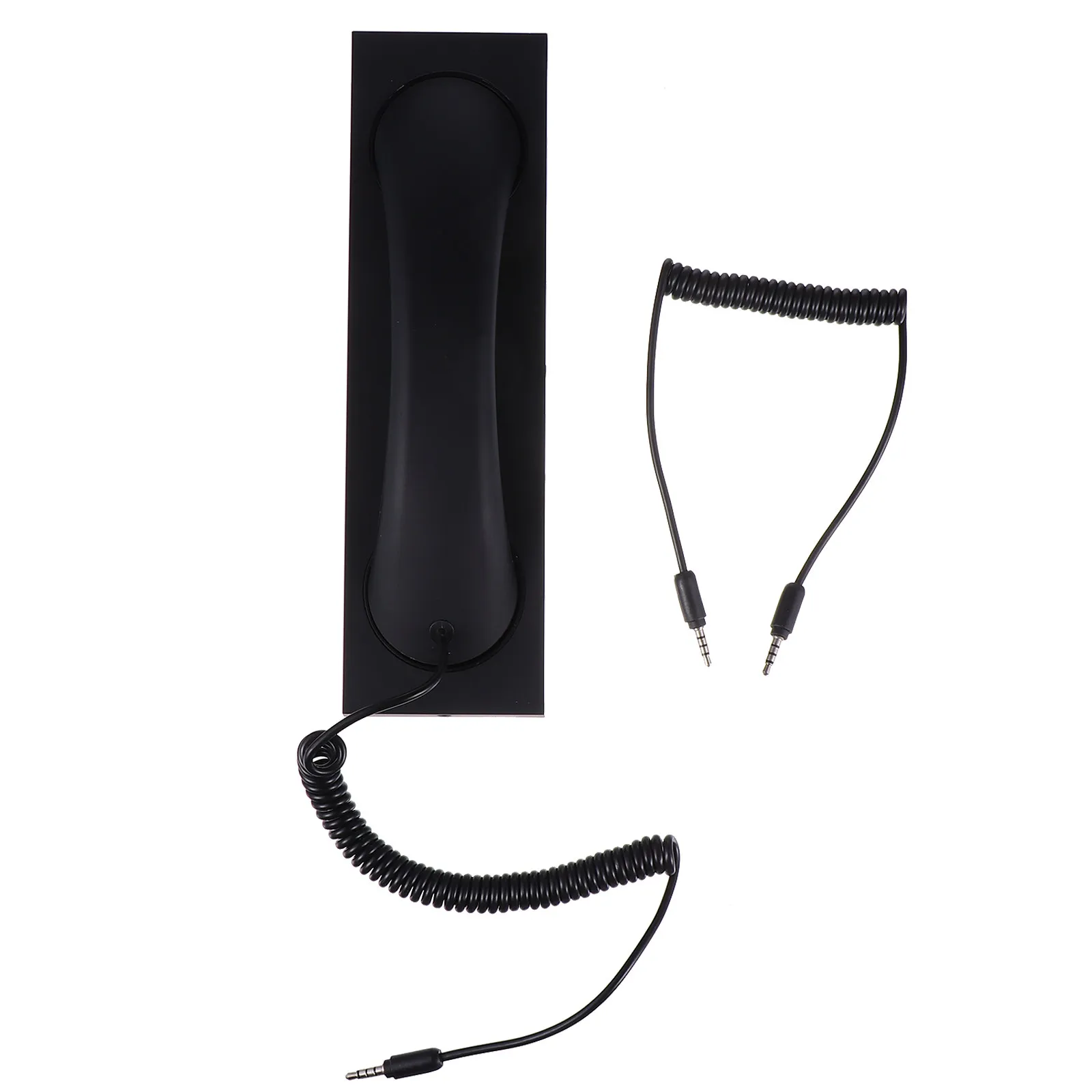 1Pcs 레트로 핸드폰 핸드셋 모바일 폰 태블릿 노트북 USB 오디오용 크리 에이 티브 안티 스키드 반투명 질감 전화 수신기