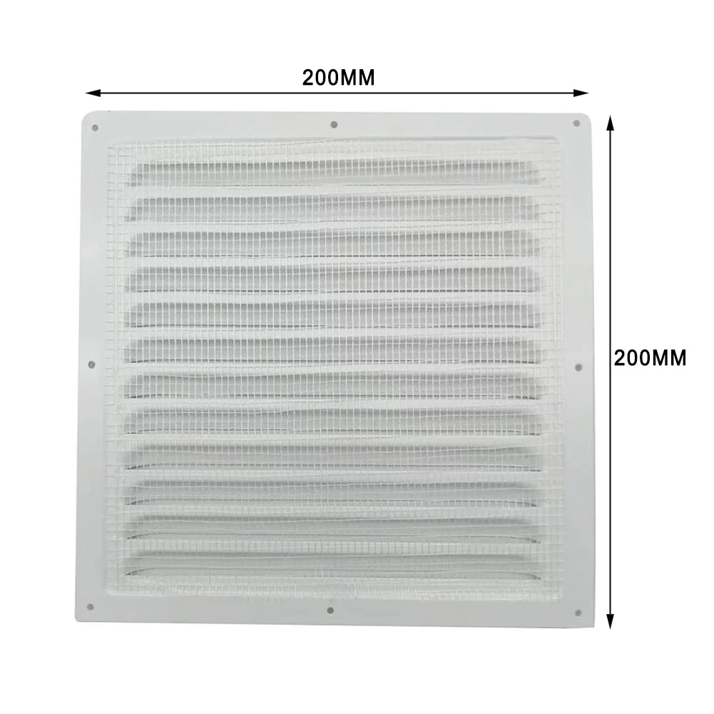 Square Aluminum Alloy Air Ventilation Cover 150 200 250 300mm