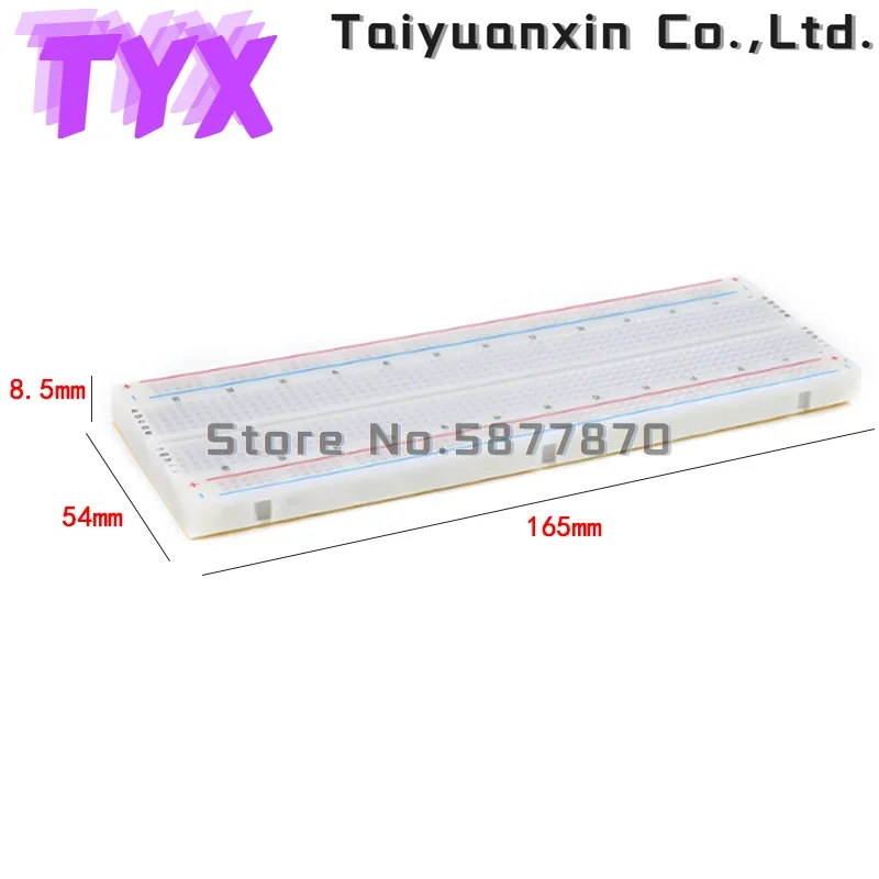 MB102 Breadboard Protoboard PCB BreadBoard Mini Universal Test 830 Point Solderless DIY Bread Board Test Develop for Arduino
