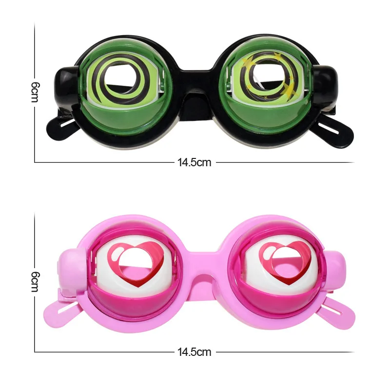 Creative Eye Glasses Funny Shaking Costume Eyes Glass Novelty Shades Fun  Googly Eyewear for Halloween Party Favors Men Kids Gift - AliExpress