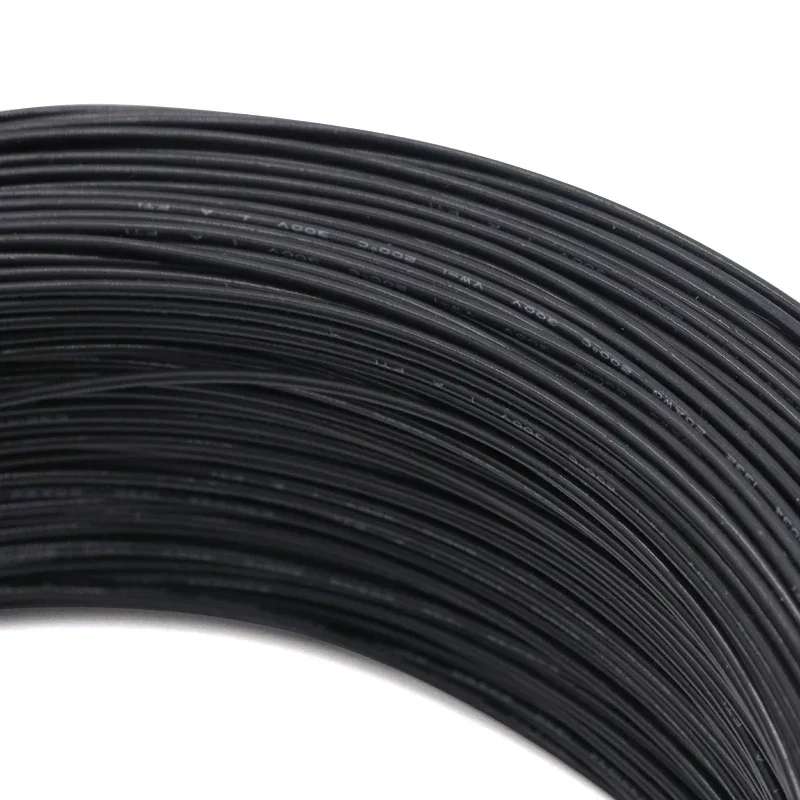 1M/5M UL1332 PTFE 와이어 30/28/26/24/22/20/18/16/14/13/12/10 AWG FEP 3D 프린터용 고온 전자 케이블 절연