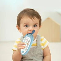 Baby Phone Toy Music Sound Telephone Sleeping Toys With Teether Simulation Phone Kids Infant Early Educational Toy Kids Gifts 2