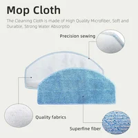Replacement Compatible for Honiture G20, G20 Pro Vacuum Cleaner Robot, Main Brush, Side Brushes 2