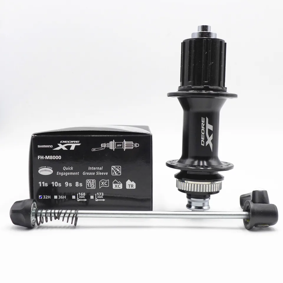 SHIMANO XT FH-M8000 Freehub 135mm Quick Release 32H MTB bike Rear