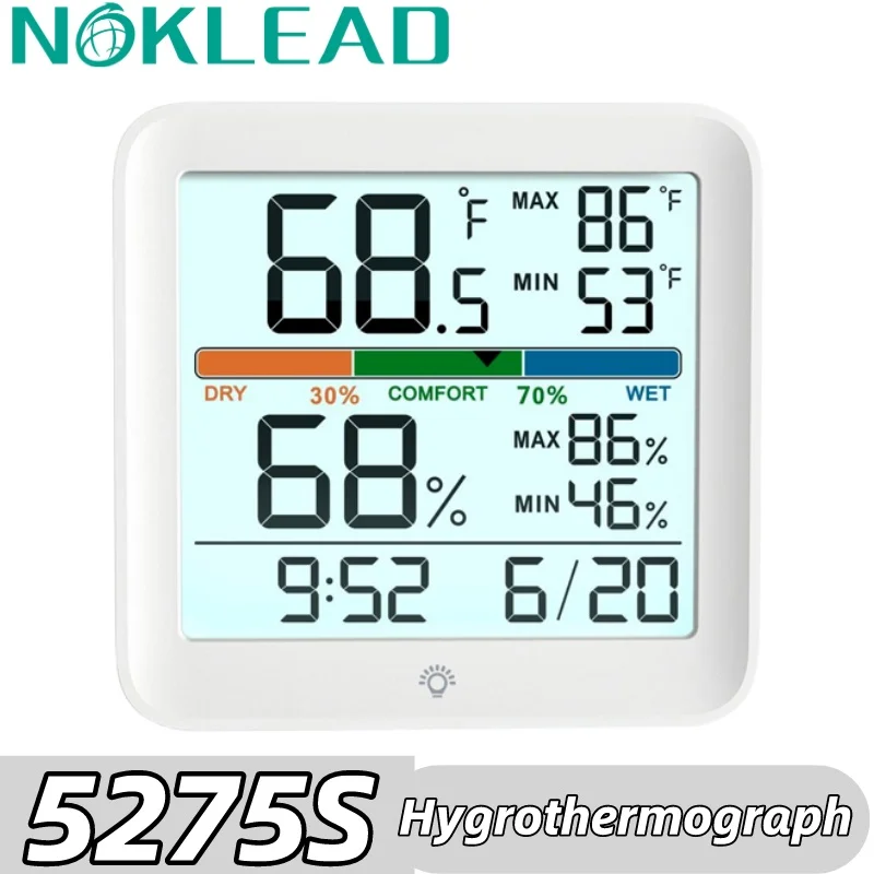 NOKLEAD New Digital Home Indoor Temperature Humidity Meter LCD