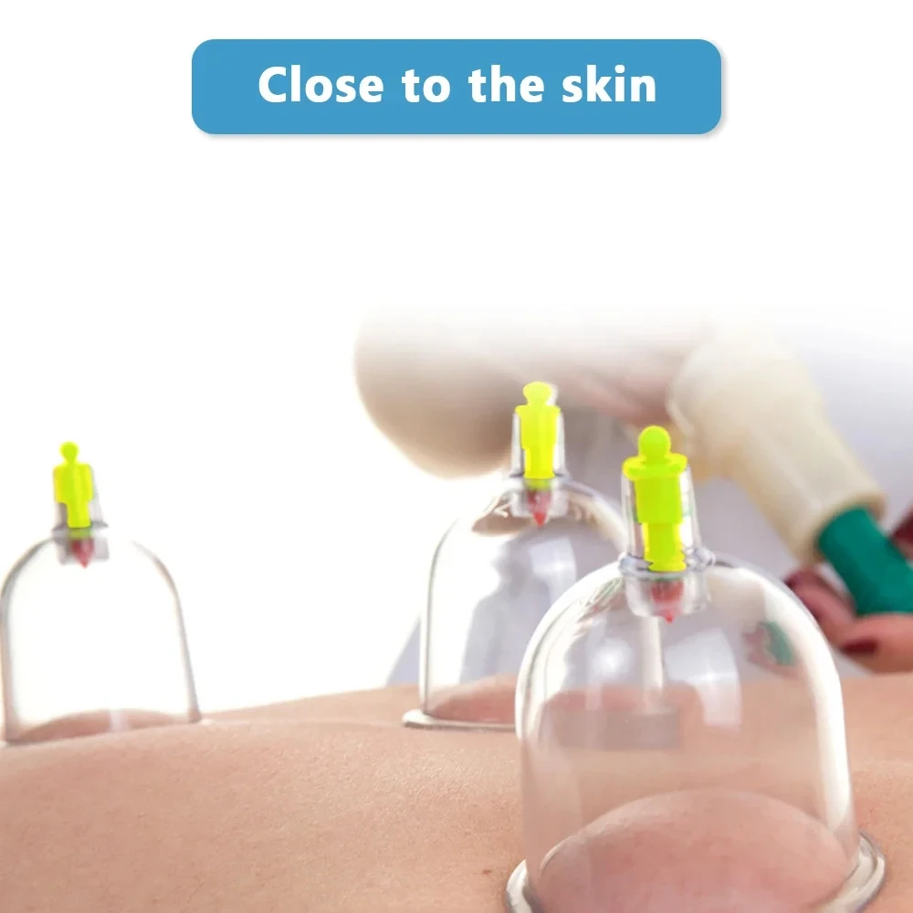 12/24pcs Vacuum Cupping Chinese Medicine Relaxed Body Lose Weight And Relieve Fatigue Full Body Massage Physiotherapy Instrument vacuum cupping sets vacuum cupping glass