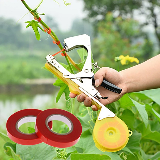 10 Pcs Tapetool Szalagok Pvc Plant Tie Tapetools Ág Szalagos Kerti Szerszámok Csokros Gép Szőlőfájdalom Gépi Szalag Kötőszalag - Image 5