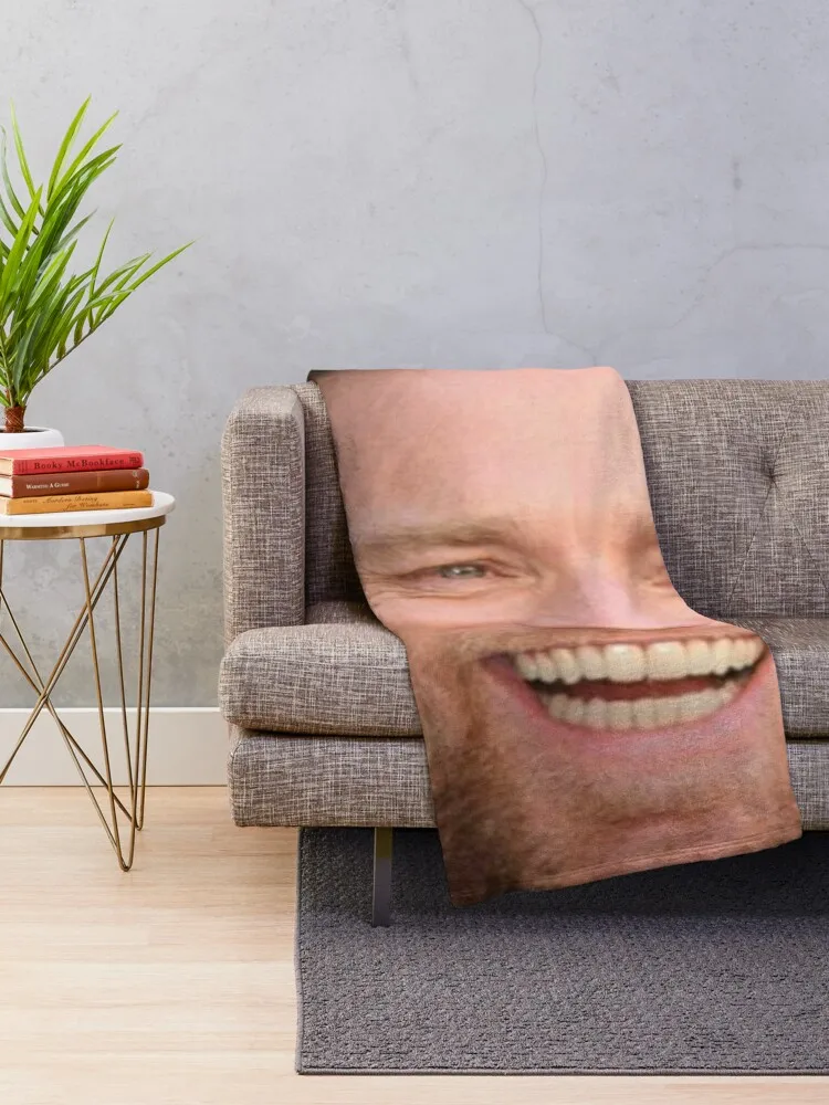 Ewan McGregor Smiling Throw Blanket Thermal Blanket Oversized Throw Blanket Fluffy Soft Blankets