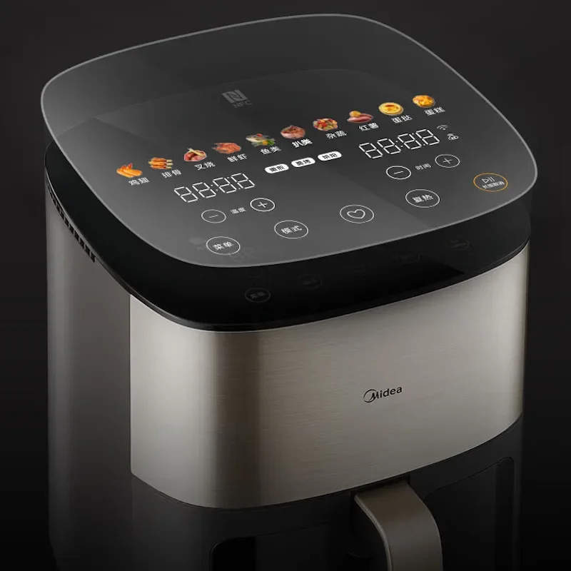 Midea 2000W deep fryer Automatic air fryers Home appliances Smart air fryer oven Low fat oil free airfryer French fries machine 4