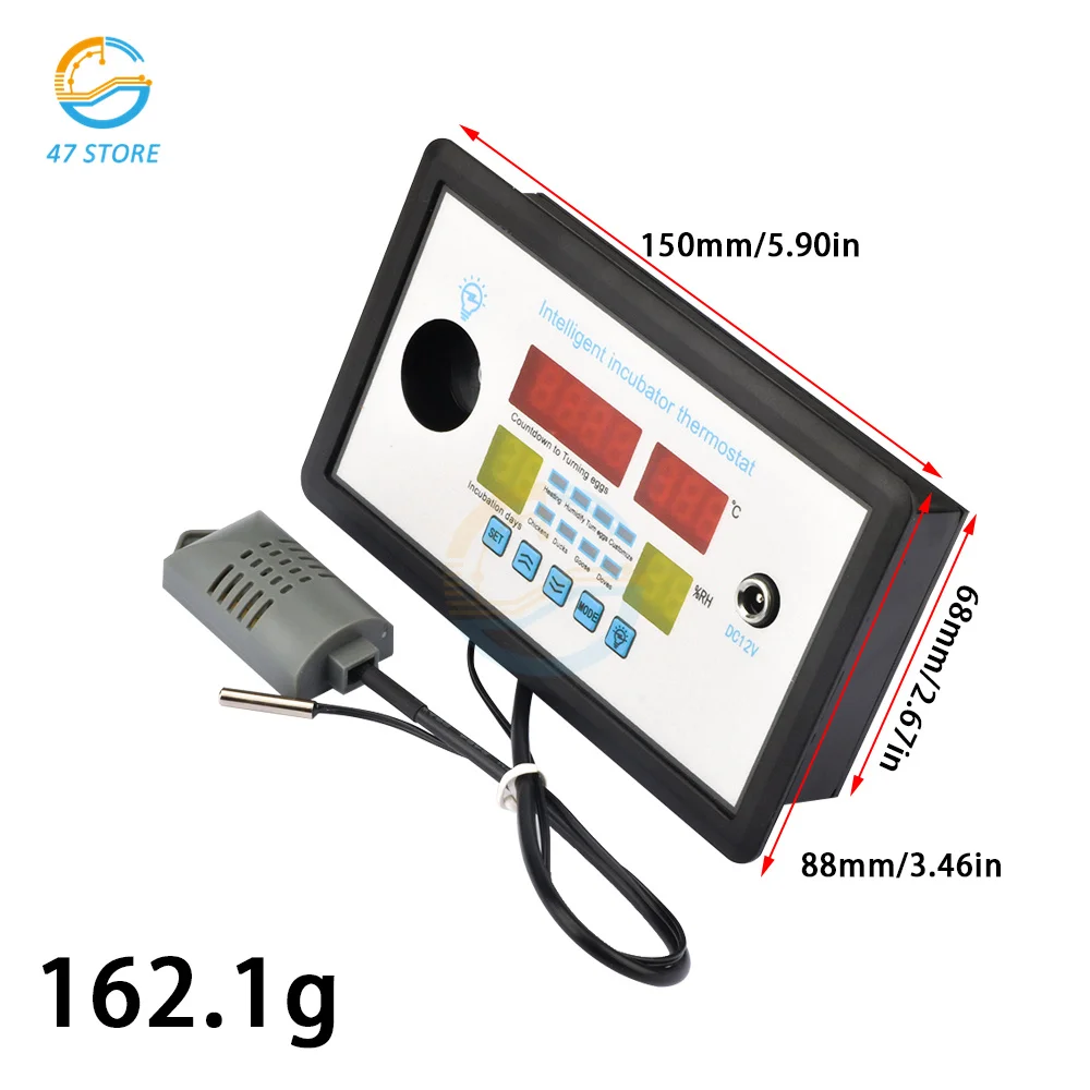 Termostato Inteligente Digital W9002 W9005 Termostato Incubadora de Controle Umidade Temperatura 360 Ovo Automático Girando Ac110220v - Image 6