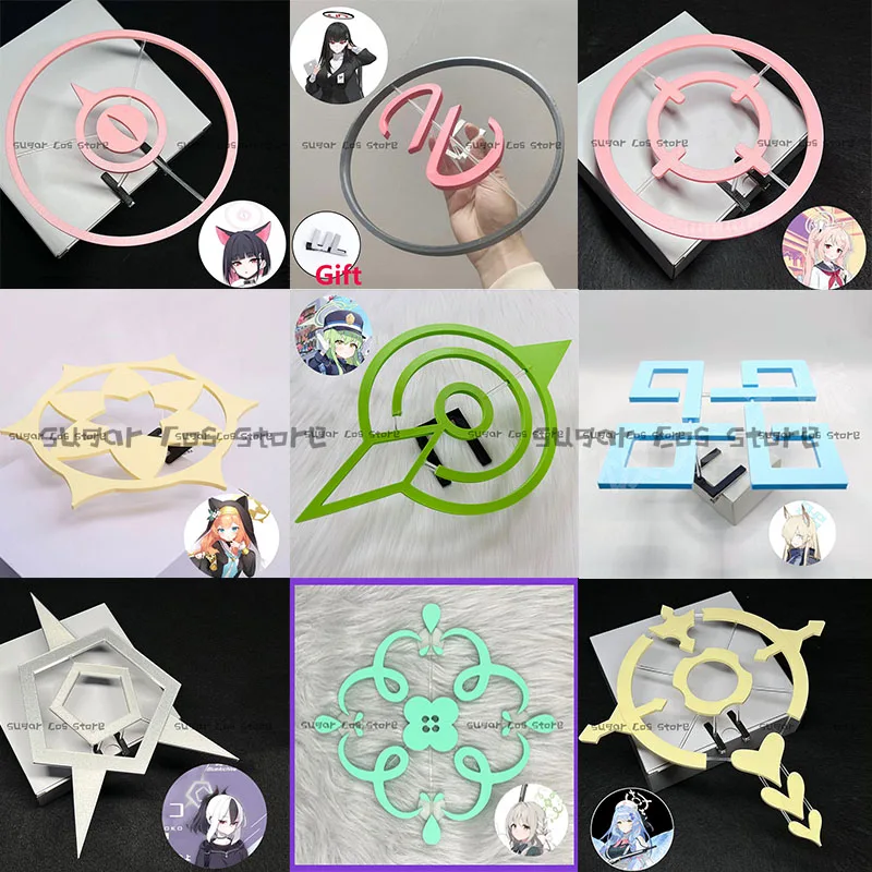 Blue Archive Cosplay Headwear: Halo Prop for Women - Perfect for Halloween, Carnival, and Role Play Events