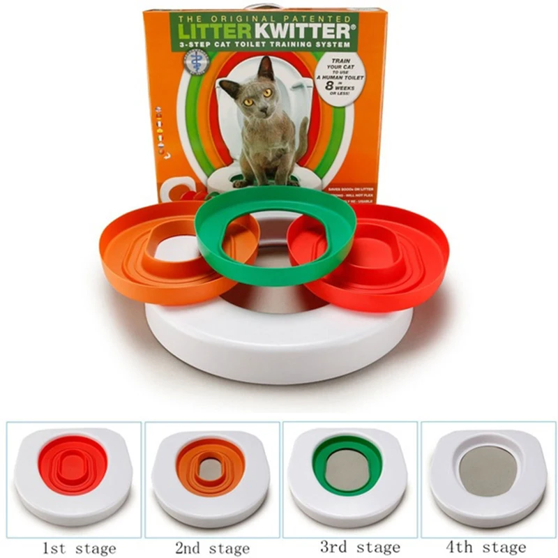 Pet-Cat-training-Toilet-Seat-Pet-Plastic-litter-Box-Tray-Kit-Professional-Trainer-Clean-Kitten-Healthy.jpg Kedvtelésből Tartott Macska Edzés Wc -Ülés Pet Műanyag Alom Doboz Tálca Készlet Professzionális Edző Tiszta Cica Egészséges Macskák Emberi - Image 6