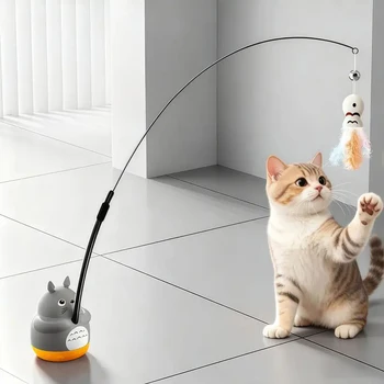 Rotating Cat Teaser Wand 1