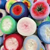 300g Cake Gradient Color Crocheted Shawl Blanket DIY Hand Knitted Cotton Blended Yarn 4