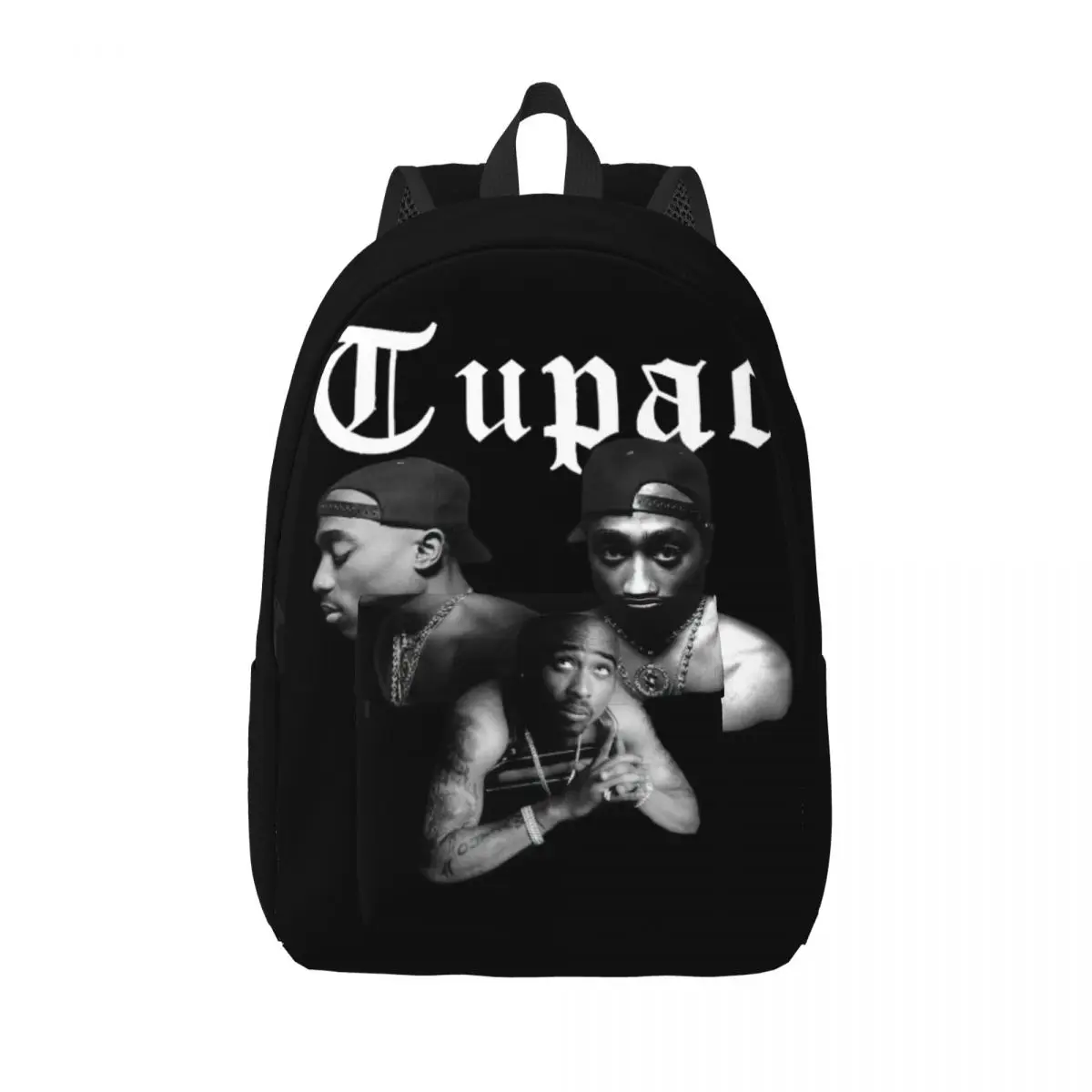 

Модный рюкзак Rapper Tupac Tops 2PAC для мужчин и женщин, Холщовый ранец для улицы, старшей школы, походов, путешествий, ноутбука