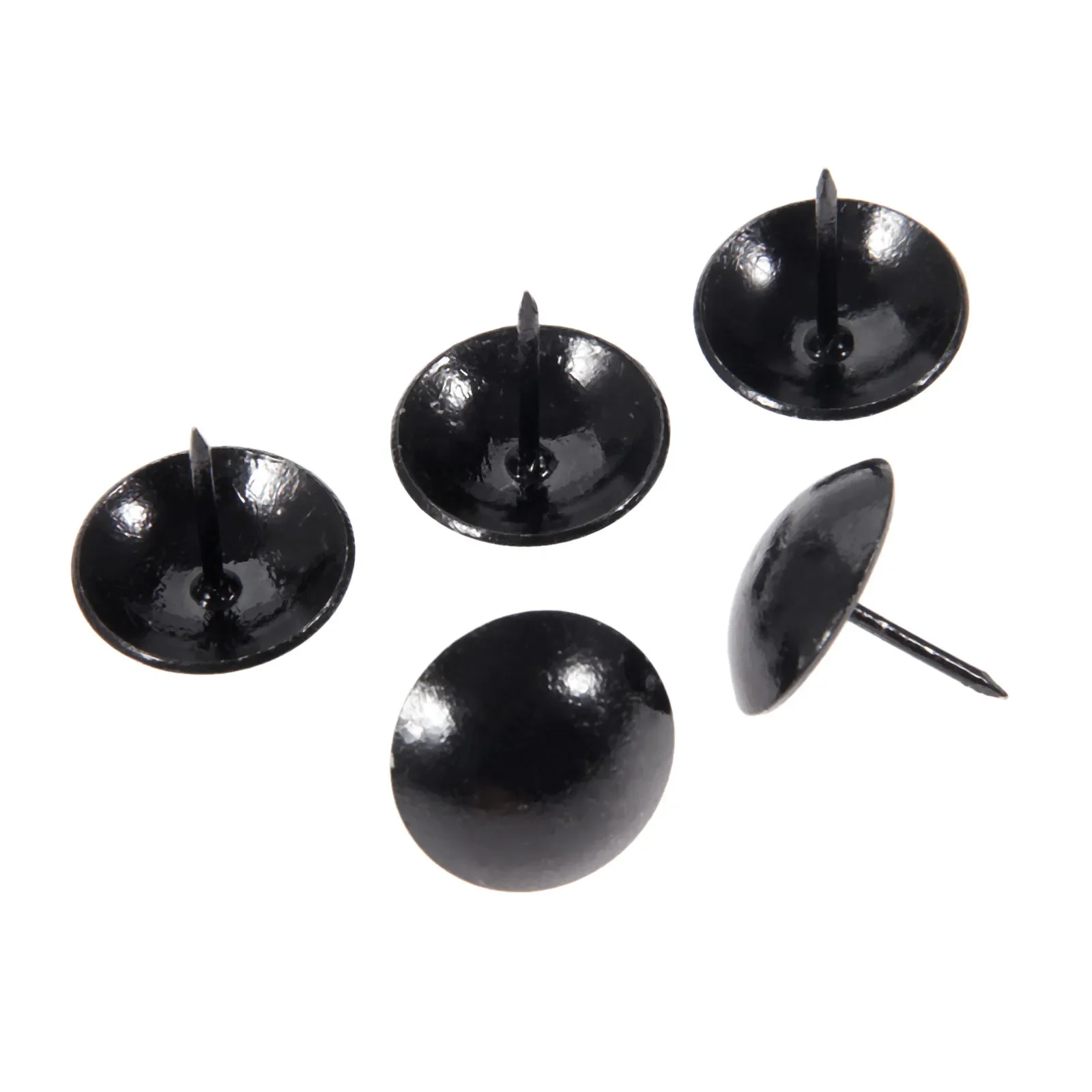 Black Retro Round Upholstery Nails 10Pcs 25*25mm Jewelry Wood Box Sofa Decorative Tacks Stud Pushpin Doornail Furniture Hardware upholstery nail