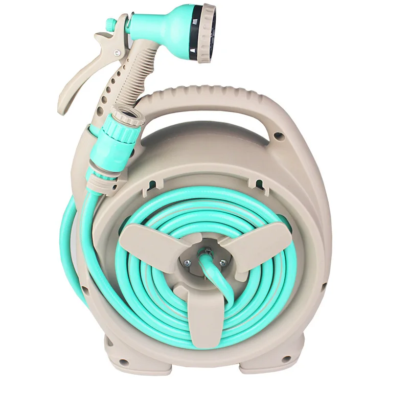 Flexible Retractable Water Pipe Truck Garden Hose Reel Long