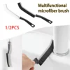 Cleaning Brush for Fine Seam Corners Groove Window Cleaning Tools Kitchen Bathroom Tiles Joints Brush Microfiber Toilet WC Brush 1