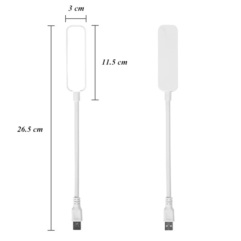 Flexible USB Light Mini LED Night Lamp 5V Portable Foldable Night Light Flexible Light Book Reading Lamp