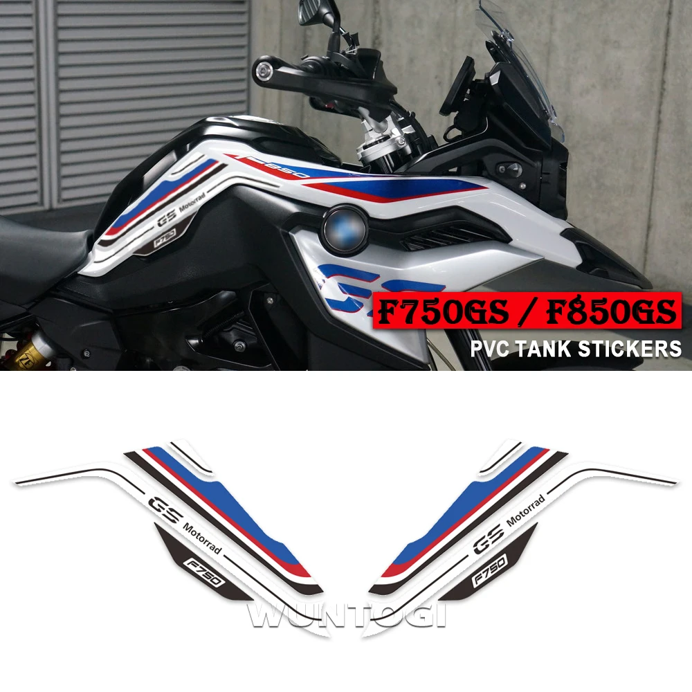 For BMW F750GS F850GS f750 gs f850 gs Motorcycle Accessories Fuel Tank Pad PVC Sticker Fuel Tank Protection Decals 13pcs mb15ak mig two welding gun accessories mb15 conductive nozzle contact nozzle protection nozzle