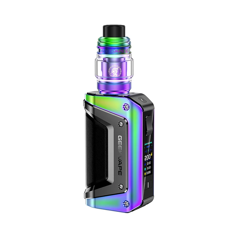 Original GeekVape Aegis Legend 3 Kit 200W Legend III Box MOD Vape 5.5ml Z Fli Tank Fit Z Coil Electronic Cigarette Vaporizer replacement