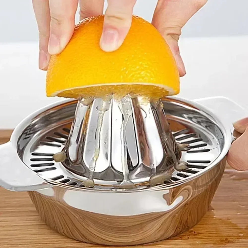 304 스테인레스 스틸 과일 레몬 오렌지 Juicer 가정용 작은 크리 에이 티브 Juicer 휴대용 수동 Juicer 주방 악세사리