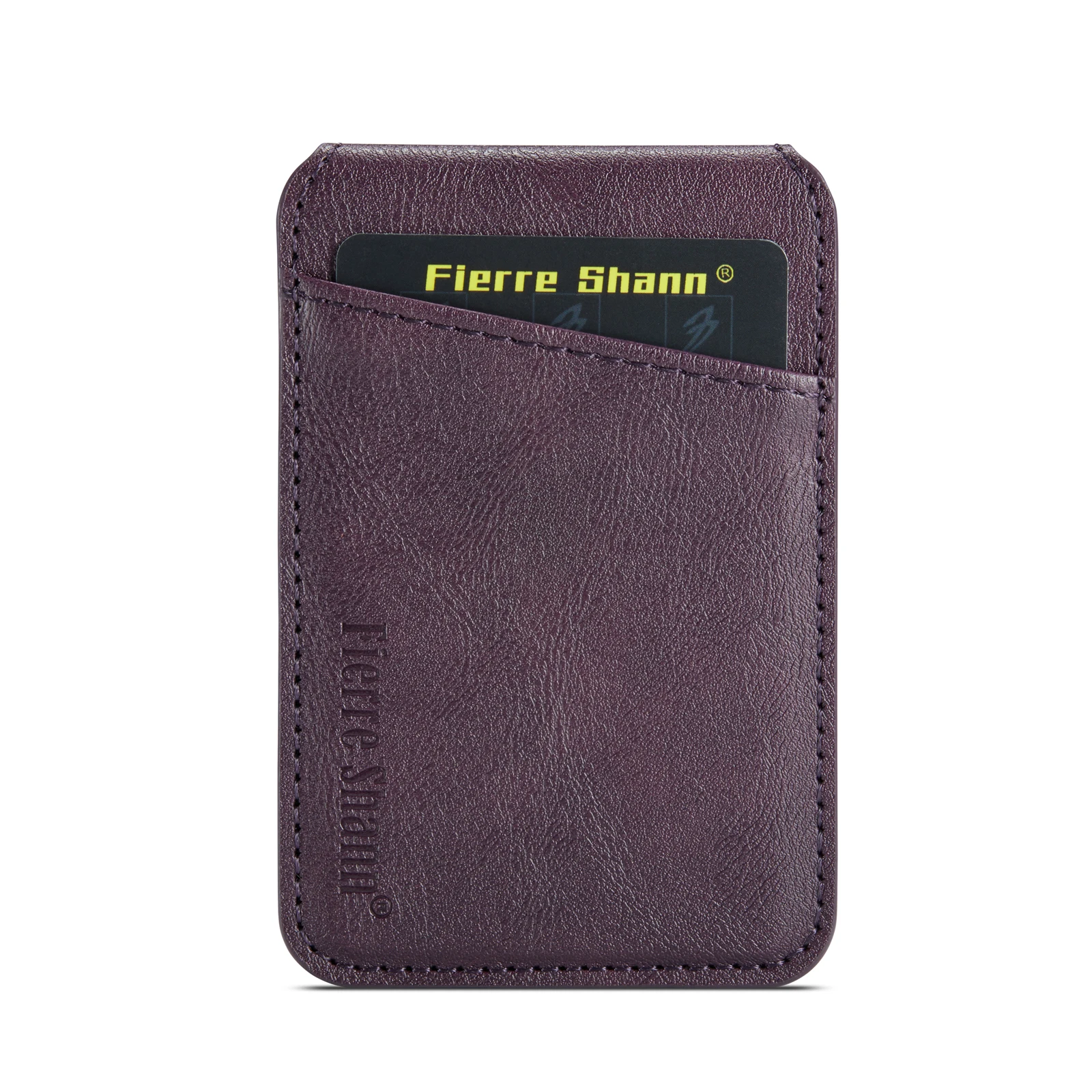 Magnetic PU Leather Card Holder Wallet