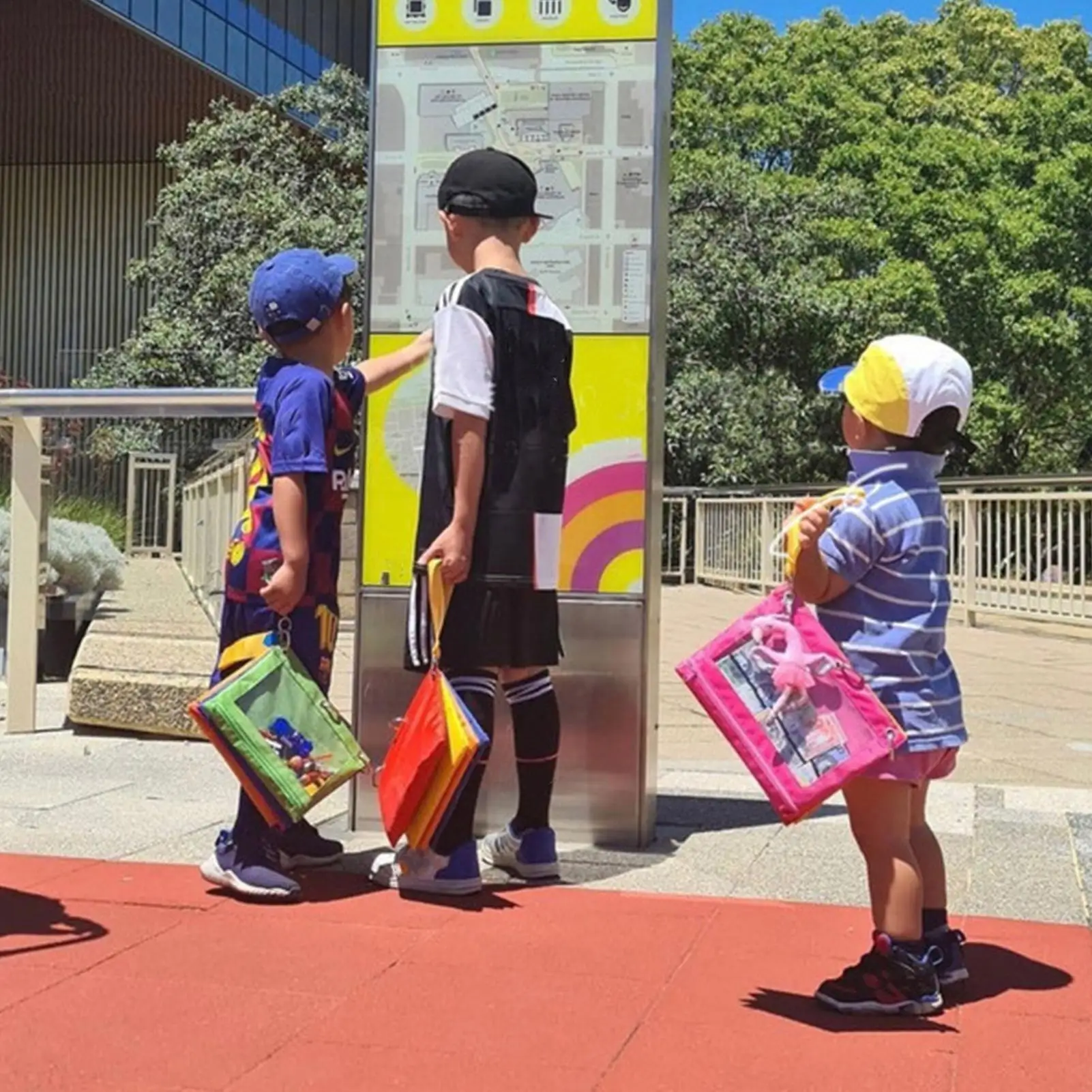 Toy Storage Bags With Zipper Cute Puzzle Storage Bags Aesthetic Reusable Waterproof Pouch With Rainbow Pendant For Students