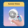 New High Wind Astronaut Small Electric Fan for Children USB Charging Mini Portable Silent Handheld Small Fan 4