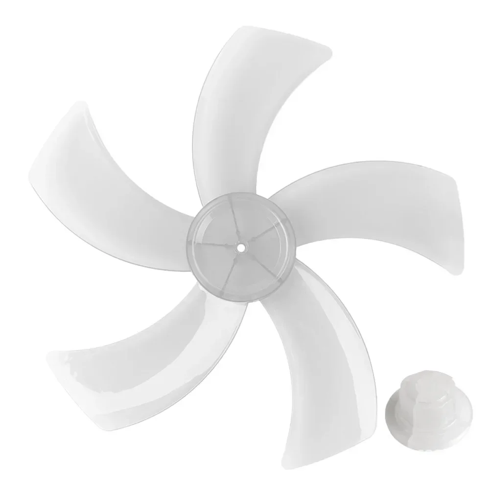 Fan Leaves Fan Blade 18inch 1pc Five Leaves Replacement Nut Cover Home Improvement Accessories