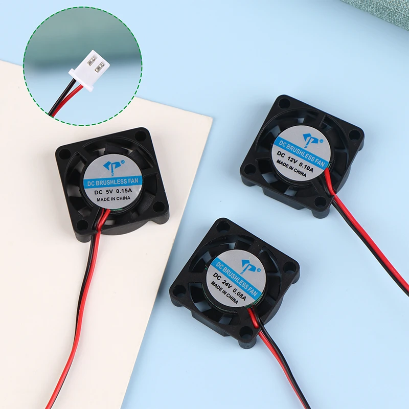 1Pc 25*25*7mm DC2507 Cooling Fan 2-Pin Mute 5V 12V 24V Brushless Chipset Heatsink Mini Cooling Fan Purifier Fan 2