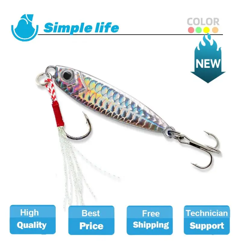

1Pcs Metal Fishing Lure Casting Jig 10/15/20g Fishing Shore Drag Cast Spoon Artificial Bait Fishing Tackle Fishing Accessories