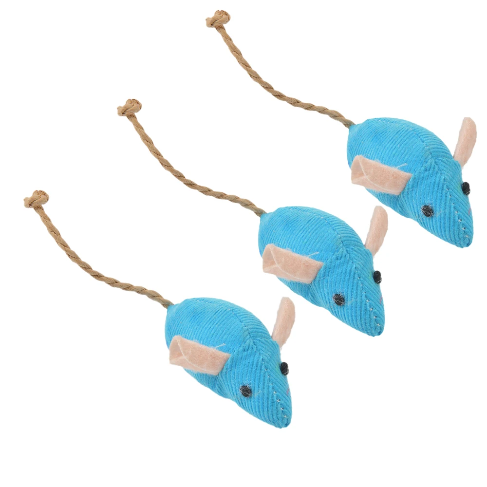 3pcs/lot Mix Pet Toy Catnip Mice Cats Toys Fun Plush Mouse Cat Toy for Kitten Plush Mouse 