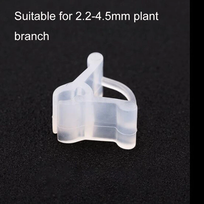 Plastic Plant Clips 50pcs/bag Plastic Garden Grafting Clips Transparent Vegetable Flower Plants Grafting Gardening Ornaments Tools Vine Plant U26
