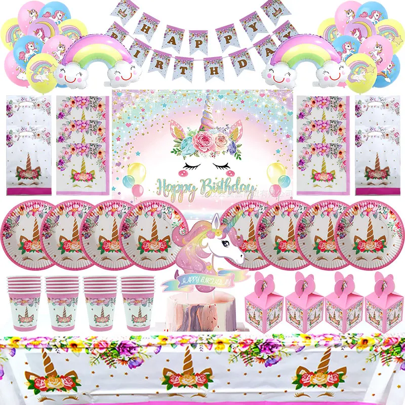 Decoration Anniversaire ,94 Pièces Kit Decoration Anniversaire