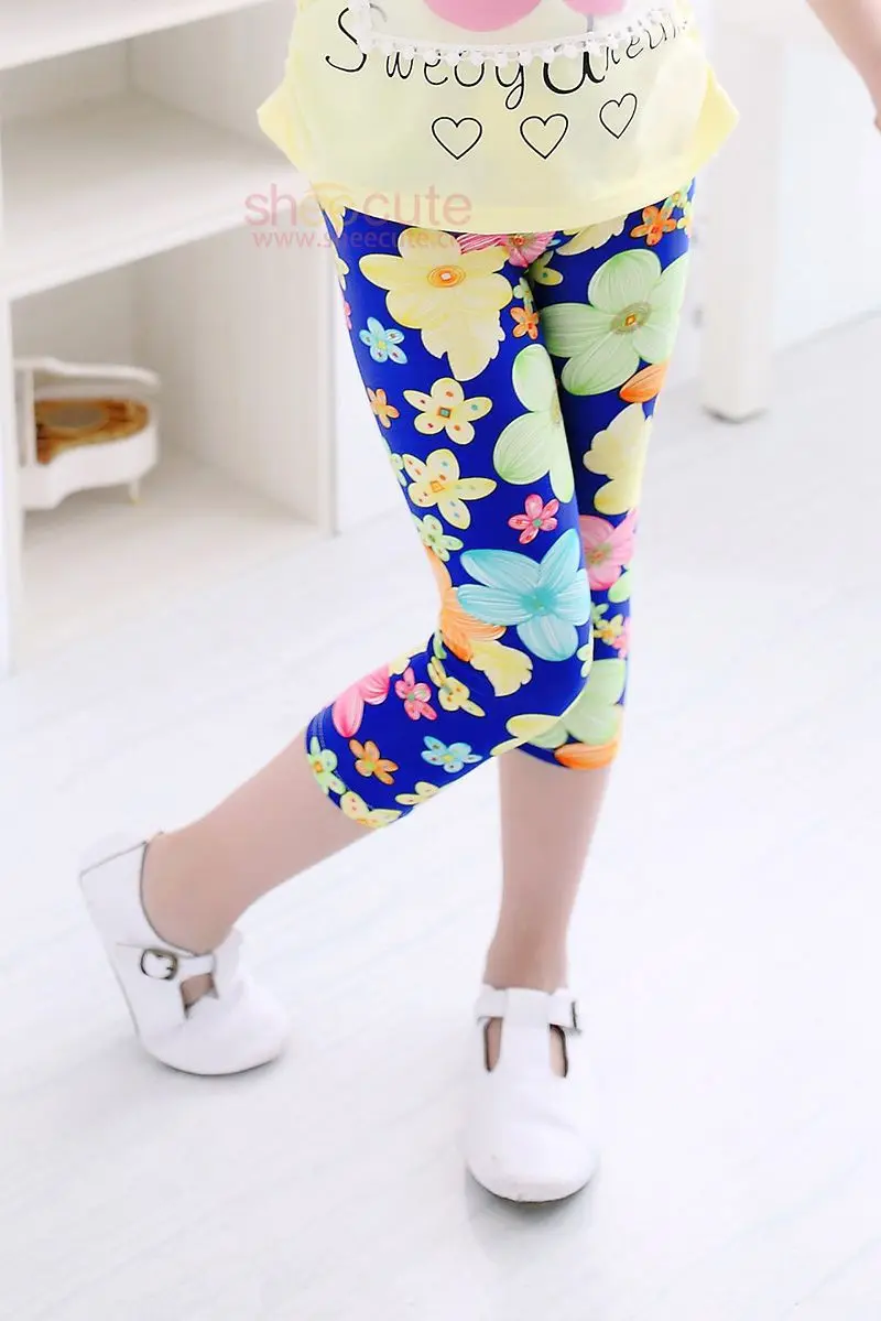  Flower Dots Cute Floral Girls Leggings Girls' and Toddler  Leggings Soft Ankle Length Active Stretch Pants Bottoms for Kid Girls, 4T  Multicoloured: Clothing, Shoes & Jewelry