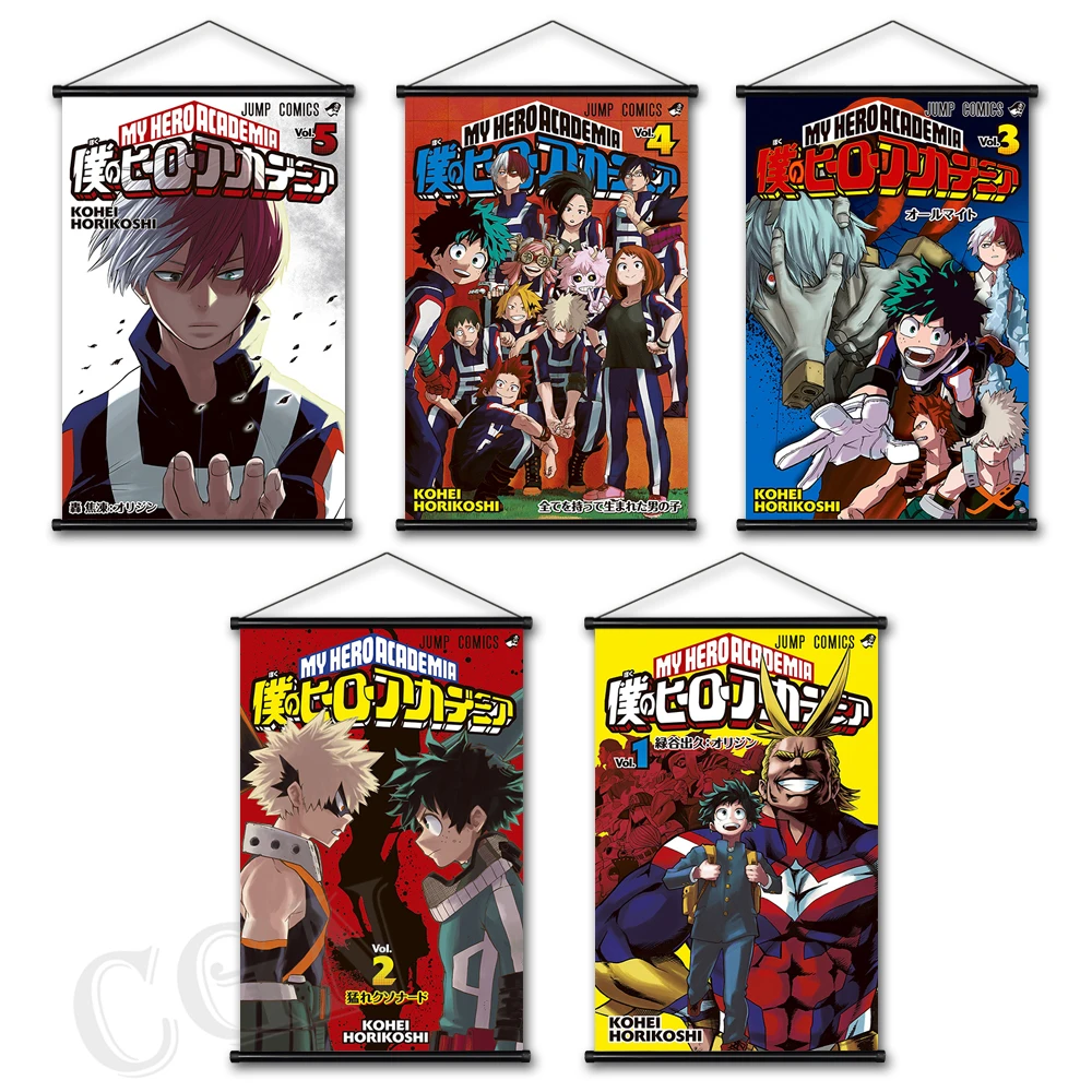 

My Hero Academia Print Poster Anime Canvas Painting Picture Hanging Scrolls Wall Home Cuadros Decorative Artwork for Living Room