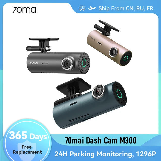 70mai Dash Cam M300 1296P HD 3D Noise Reduction Vehicle Security Guard