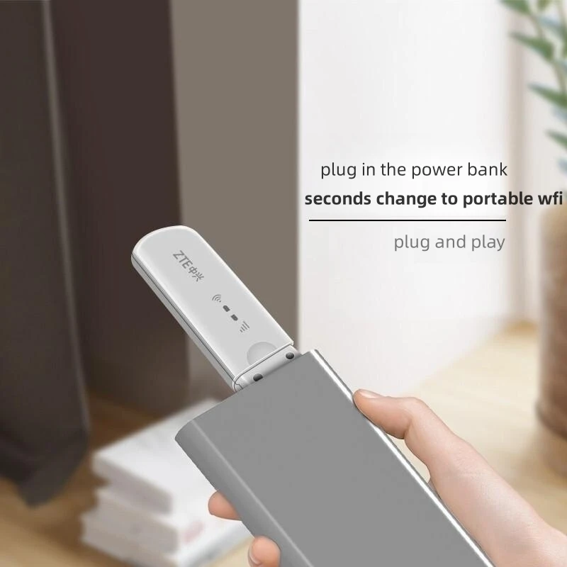 Zte Mf79n Desbloqueado Wifi Usb Modem ao ar Livre 4g Lte Router 150mbps Dongle com Slot para Cartão Sim Adaptador sem Fio para Casa e Escritório - Imagem 2
