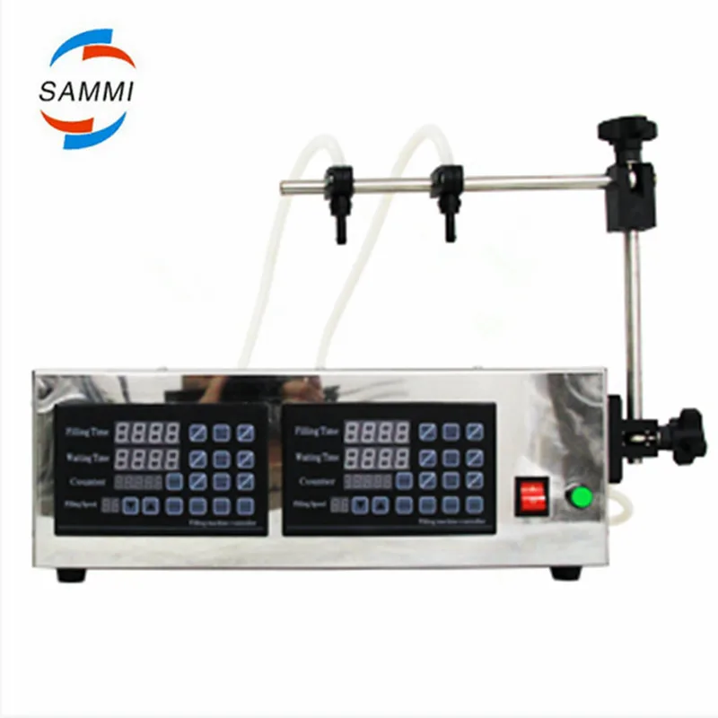 

High quality manual liquid filling machine/two heads filing machinery with magnetic drive pump