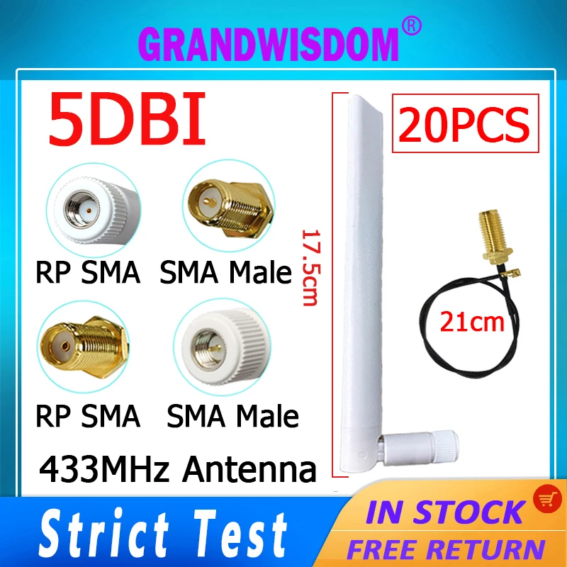 grandwisdom-–-20-pieces-antenne-433mhz-5dbi-sma-femelle-lora-module-d'antenne-lorawan-antenne-ipex-1-sma-male-cable-d'extension-en-queue-de-cochon